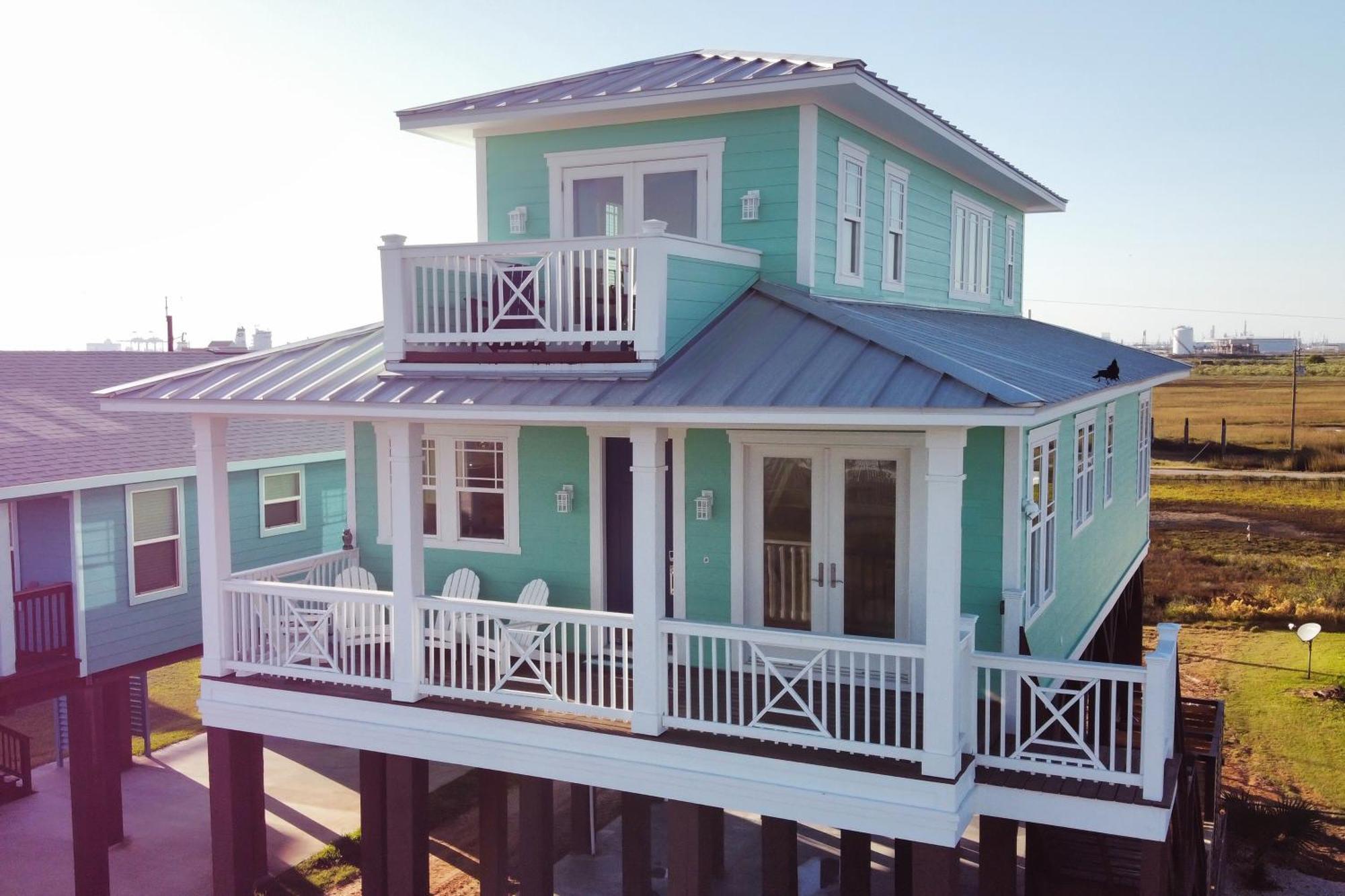 Walk To Ocean Home With Deck In Surfside Beach! Exterior photo